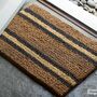 Antique Brown Stripe Doormat, thumbnail 2 of 3