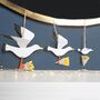 Seagull With Stolen Chips Decoration, Choice Of Three, thumbnail 2 of 7