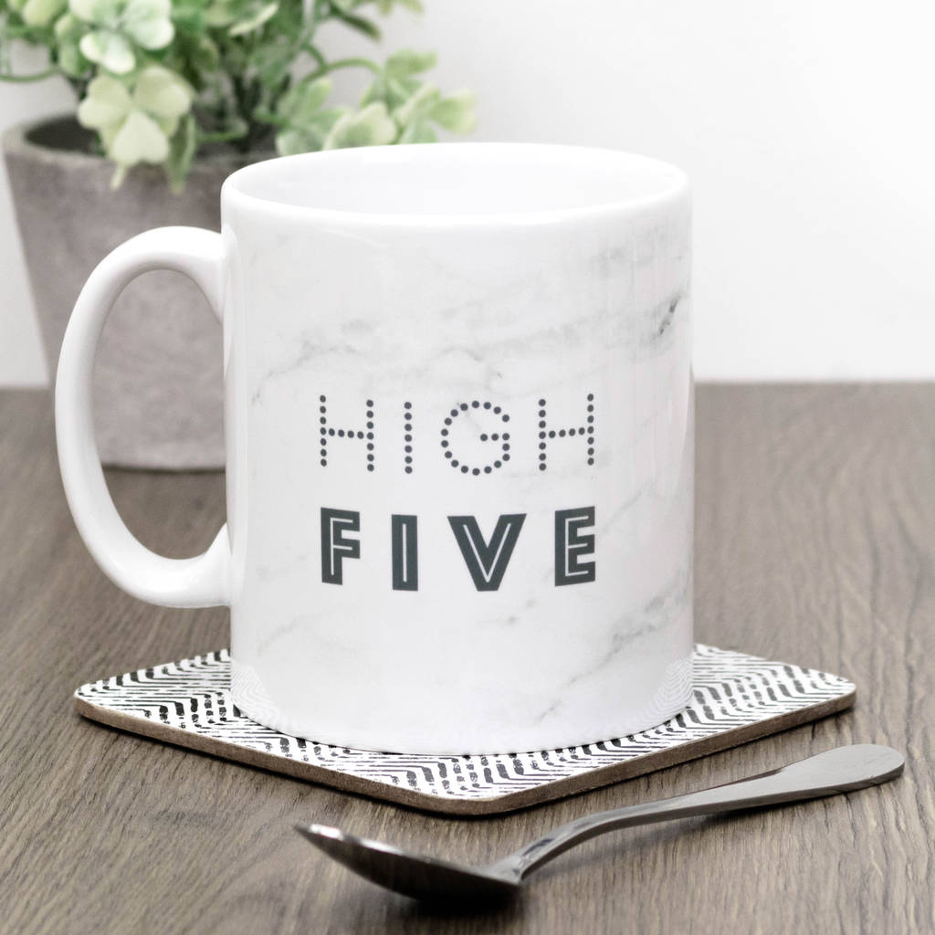 High Five Mug; Congratulations Gift, 1 of 5