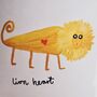 Lion Heart Leo / Valentines Card, thumbnail 5 of 7