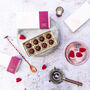 Raspberry Gin Chocolate Truffle Gift Box, thumbnail 2 of 7