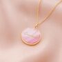 Mother Of Pearl Zodiac Constellation Necklace, thumbnail 3 of 12