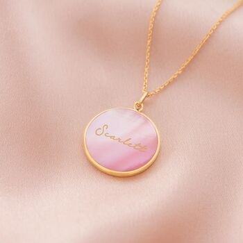Mother Of Pearl Zodiac Constellation Necklace, 3 of 12