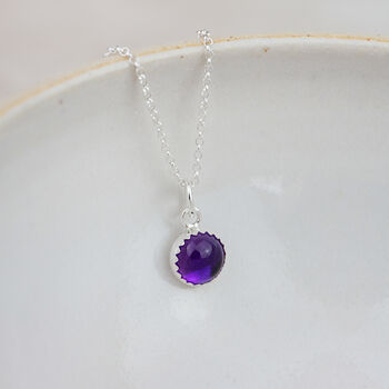 Sterling Silver Large Gemstone Pendant, 5 of 12