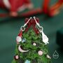 Sterling Silver Tiny Gnome Huggie Hoop Earrings, thumbnail 6 of 10