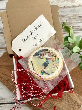 Edible Photo Personalised Large Biscuit Letterbox Gift, 5 of 8