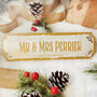 Personalised 'Mr And Mrs First Christmas' Street Sign, thumbnail 5 of 5