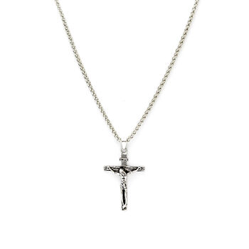 Crucifix Pendant Silver, 2 of 2