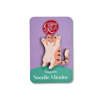 Stripey Cat Needle Minder, 4 of 5