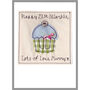 Personalised Cake 1st Or Any Birthday Card For Girl, thumbnail 3 of 12
