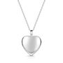 Heart Urn Ashes Necklace – Sterling Silver, thumbnail 1 of 5