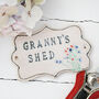 Granny's Ceramic Shed Sign, thumbnail 6 of 9