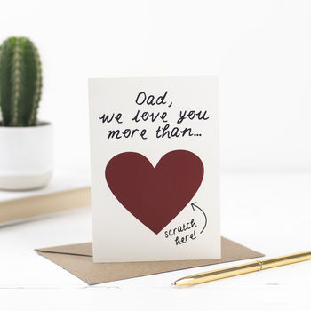 Personalised Fathers Day Scratch Card, 7 of 7