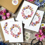 Pressed Flower Watercolours Thank You Cards, thumbnail 6 of 6