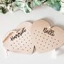 Personalised Wooden Heart Earring Holder, thumbnail 2 of 3
