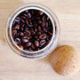 Cork Ball Glass Storage Jar With Personalised Waterproof Label, thumbnail 7 of 9