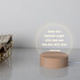Personalised Motivational Quote Mini Desk Lamp, thumbnail 4 of 9
