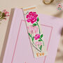 Personalised Birth Flower Bookmark, thumbnail 2 of 6