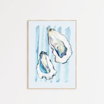 Summer Oysters Illustrated Art Print, 2 of 4