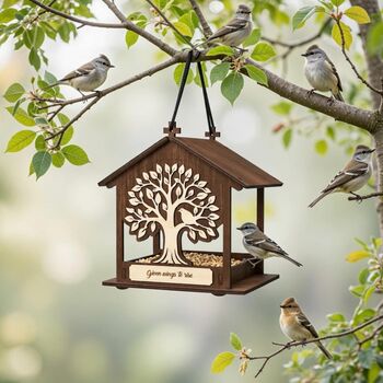 Personalised In Loving Memory Bird Feeder, 8 of 11