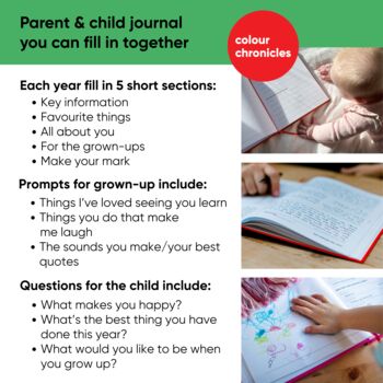 Baby's 1st Christmas Gift Childhood Memory Journal Green, 7 of 9