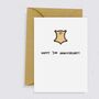 'Happy 3rd Anniversary' Leather Card, thumbnail 1 of 2