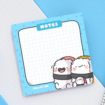 Sushi Sticky Notes | Cute Stationery, 3 of 5