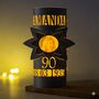 Personalised Birthday Photo Lantern Gift 90th, thumbnail 1 of 12