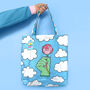 Cloud And Rose Fantasy Field Canvas Tote Bag, thumbnail 3 of 5