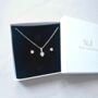 Sterling Silver Birthstone Jewellery Set, thumbnail 2 of 6