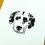 Dalmatian Dog Screen Print, thumbnail 3 of 3