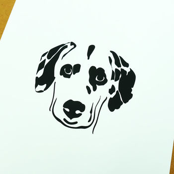 Dalmatian Dog Screen Print, 3 of 3