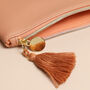 Vegan Leather Purse In Blush Beige, thumbnail 2 of 2