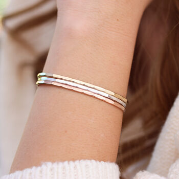 Signature Cuff In 14k Gold Filled, 3 of 7