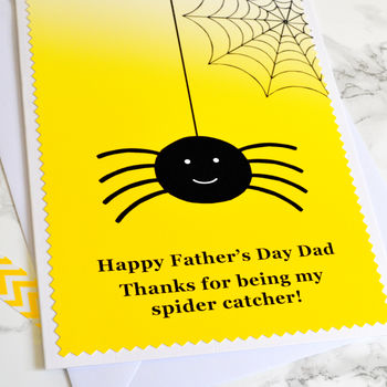 'Spider Catcher' Father's Day Card, 2 of 2