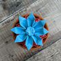Multi Coloured Origami Cactus With Paper Flower, thumbnail 8 of 10