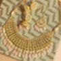 Pink Jadau Gold Plated Kundan Set, thumbnail 9 of 10
