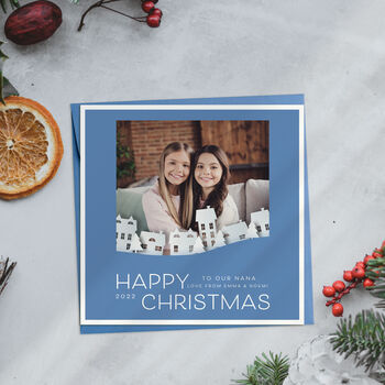 Personalised Photo Christmas Card, 4 of 4