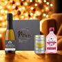 Prosecco And Gordon’s Pink Gin Gift Set In Engraved Rose Gold Box For Mum, thumbnail 1 of 3