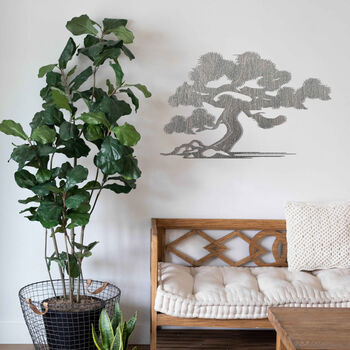 Wooden Oak Tree Art Natural Elegance For Home Interiors, 8 of 12