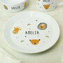 Personalised Animals Plastic Breakfast Set For Kids, thumbnail 3 of 4