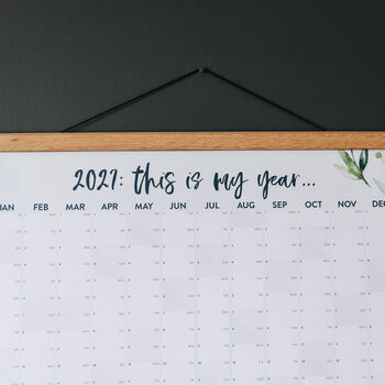 2027 Botanical Wall Planner 'This Is My Year', 5 of 11