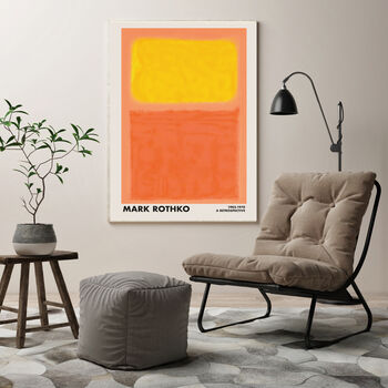 Marc Rothko Orange On Yellow Art Print, 2 of 4