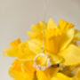 Sterling Silver And 18ct Gold Daffodil Pendant Necklace, thumbnail 5 of 7