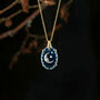 Vintage Glass Moon And Star Pendant, thumbnail 1 of 6
