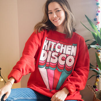 Kitchen Disco Women's Slogan Sweatshirt, 3 of 5