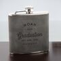 Personalised Hipflask Graduation Gift For Son, thumbnail 7 of 12