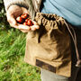 Large Waxed Canvas Foraging Pouch, thumbnail 1 of 6