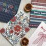 Traditional Floral Christmas Card, thumbnail 4 of 5