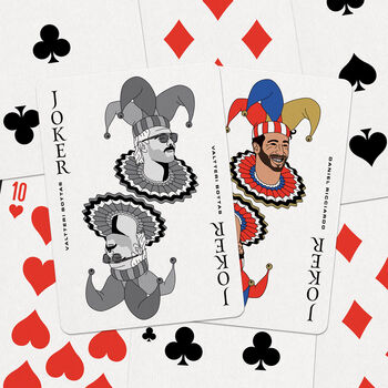 Formula One Playing Cards | Gift For F1 Fans, 10 of 12